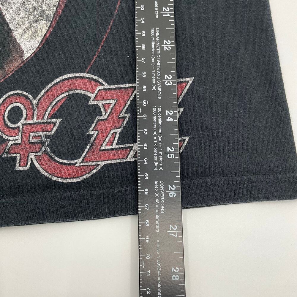 Ozzy Osbourne Blizzard Of Ozz Cut Off Sleeveless Graphic Shirt Small Gothcore - Picture 3 of 3